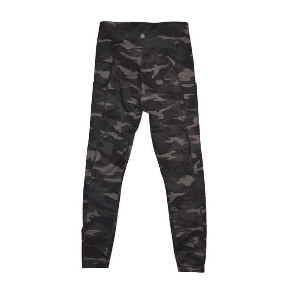 ATHLETA $98 Ultimate Camo 7/8 Tight Leggings Wide Waistband Gray Stretch XS - Picture 2 of 4